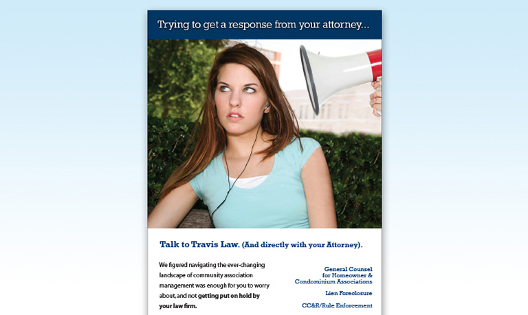 Travis Law Firm Advertisement