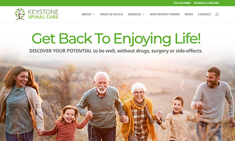 Uncomn Creative launches Keystone Spinal Care website